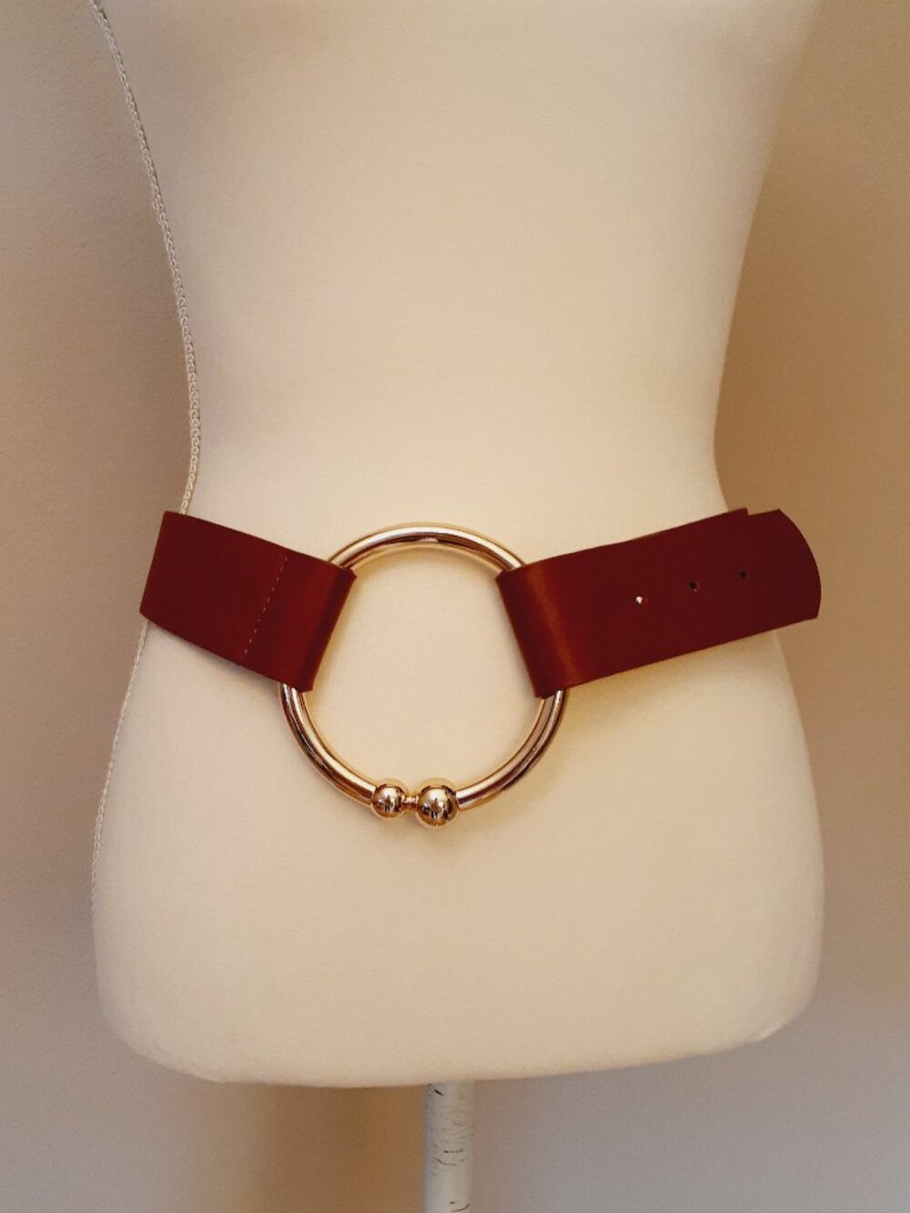 Chico's Metal Ring Buckle Belt